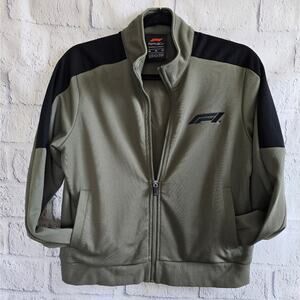 Formula1 Fundamentals Green and Black Track Jacket Men's Medium
